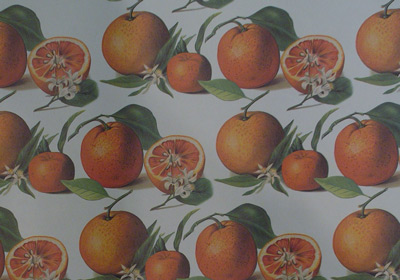 Декоративная бумага «Апельсины», 70х100 см