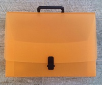 Портфель презентационный, оранжевый